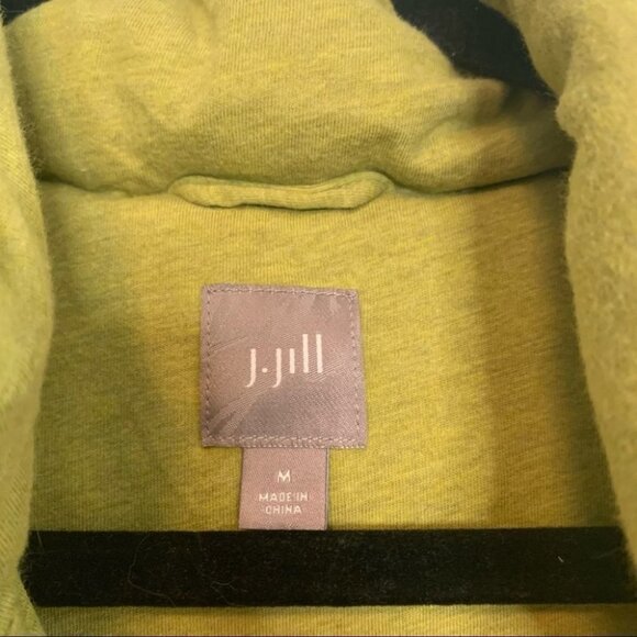 J. Jill Green Down Vest Size Medium - Picture 4 of 8